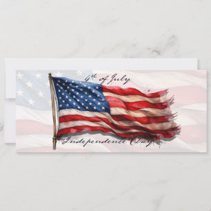 4. Juli - Feiern mit US-Flagge
