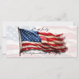 4. Juli - Feiern mit US-Flagge