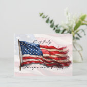 4. Juli - Feiern mit US-Flagge (Stehend Vorderseite)