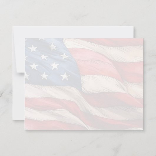 4. Juli - Feiern mit US-Flagge (Rückseite)