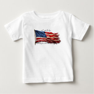 4. Juli – Feiern mit US-Flagge Baby T-shirt
