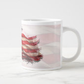 4. Juli - Feiern mit US-Flagge Jumbo-Tasse (Rechts)