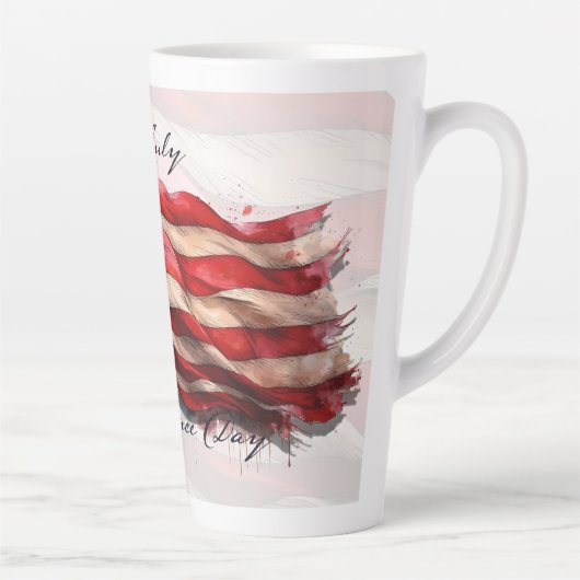 4. Juli - Feiern mit US-Flagge Milchtasse (Rechts)