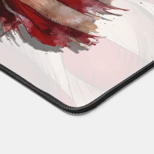 4. Juli - Feiern mit US-Flagge Schreibtischunterlage (Ecke)