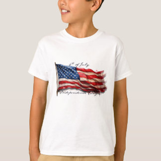 4. Juli - Feiern mit US-Flagge T-Shirt