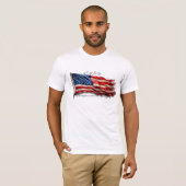 4. Juli - Feiern mit US-Flagge T-Shirt (Vorne ganz)