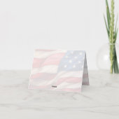 4. Juli – Feiern Sie mit der US-Flagge Karte (Rückseite)
