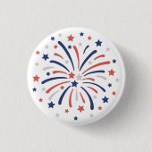 4. Juli Feuerwerk Button (Vorderseite)