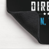 4. Juli Feuerwerk Direktor I Run You Run Mousepad (Ecke)