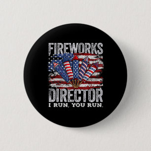 4. Juli Feuerwerk Direktor Ich leite Sie laufen Mä Button