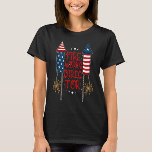 4. Juli Feuerwerk Drinks Party Familie Feuerwerksk T-Shirt