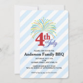 4. Juli Feuerwerk | Einladung zur GRILLEN der Fami (Vorderseite)