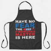 4. Juli Feuerwerk, Feuerwerk Direktor Master Schürze (Vorderseite)