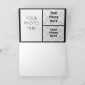 4. Juli Feuerwerk in Blue 3 Foto Karte (Innenseite)