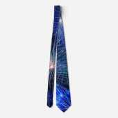4. Juli Feuerwerk in Blue Independence Day Krawatte (Rückseite)