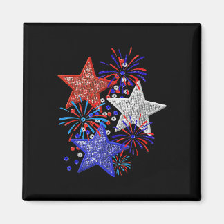 4. Juli Feuerwerk Magnet