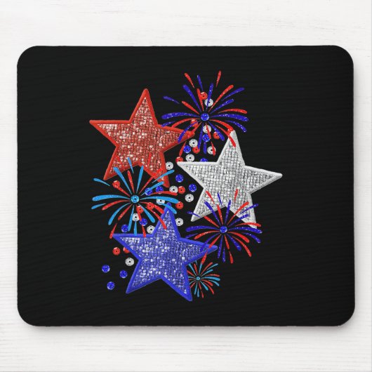 4. Juli-Feuerwerk Mousepad (Vorne)