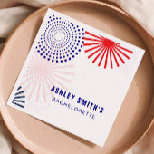4. Juli Feuerwerk Napkins für Amerikanische Unabhä Serviette