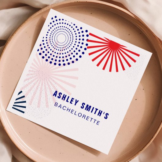 4. Juli Feuerwerk Napkins für Amerikanische Unabhä Serviette