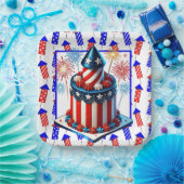 4. Juli Feuerwerk Pappteller (Party)