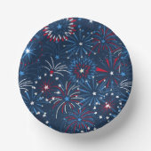 4. Juli Feuerwerk Pappteller (Vorderseite)