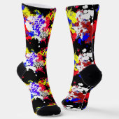 4. Juli Feuerwerk Spaß Socken (Gewinkelt)