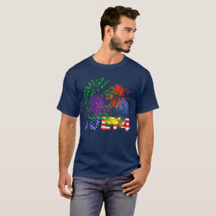 4. Juli Feuerwerk T-Shirt