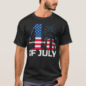 4. Juli Feuerwerk T-Shirt (Vorderseite)