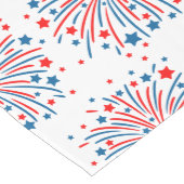 4. Juli Feuerwerk Tischläufer (Ecke)