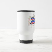4. Juli Feuerwerk Travel Mug Reisebecher (Mittel)