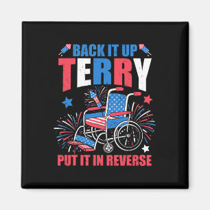 4. Juli Feuerwerk, wenn es nach Terry setzen Sie e Magnet