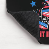 4. Juli Feuerwerk, wenn es nach Terry setzen Sie e Mousepad (Ecke)