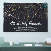 4. Juli Feuerwerk Werbebanner Banner (Messe)