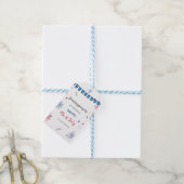 4. Juli Feuerwerke glücklich Vierte Unabhängigkeit Geschenkanhänger (Mit Garn)