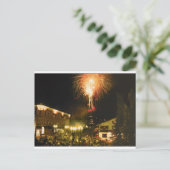 4. Juli Fireworks Aspen CO Postkarte (Stehend Vorderseite)