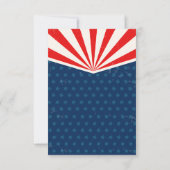 4. Juli Fireworks GRILLEN Party Einladung (Rückseite)