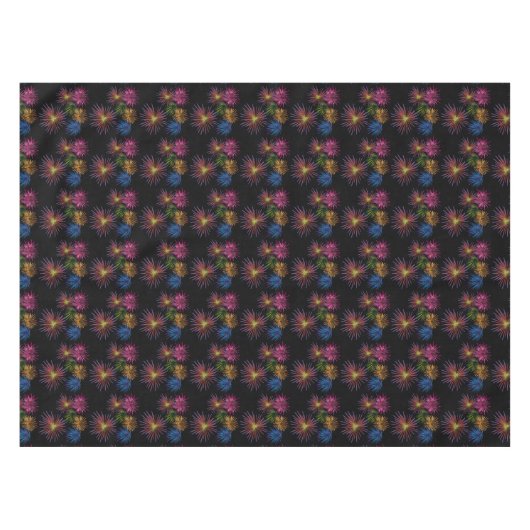 4. JULI FIREWORKS PARTY BAUMWOLLE TISCHDECKE (Vorderseite (Horizontal))