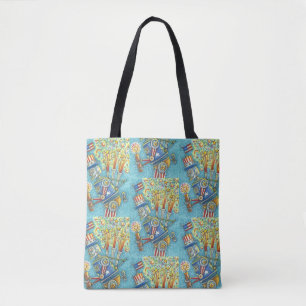 4. JULI FIREWORKS ROBOT, STEAMPUNK TOTE BAG TASCHE
