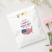 4. Juli Fireworks USA Red White Blue Flag Geschenktütchen (Versiegelt)