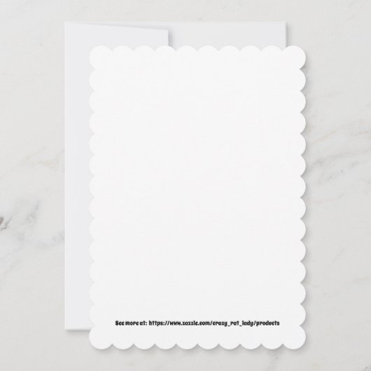 4. Juli Flachgrüßkarte Einladung (Rückseite)