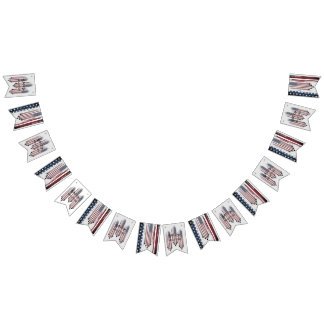4. Juli Flag Custom bunting Banner Frack