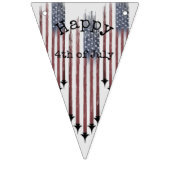 4. Juli Flag Custom bunting Banner Triangle (Dritte Fahne)