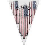 4. Juli Flag Custom bunting Banner Triangle (Erste Fahne)