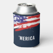 4. Juli Flag Merica Dosenkühler (Kanne Rückseite)