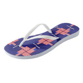4. Juli FLAG Muster Flip Flops Badesandalen (Schrägansicht)