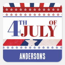 4. Juli Flag of America Künstlerisch Custom