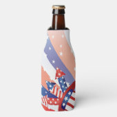 4. Juli Flasche Cooler Flaschenkühler (Flaschenvorderseite)
