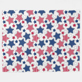4. Juli Fleece Blanket (Vorderseite (Horizontal))