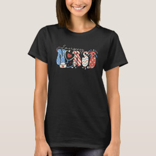 4. Juli Frauen Stethoskop Patriotischer Notfall T-Shirt