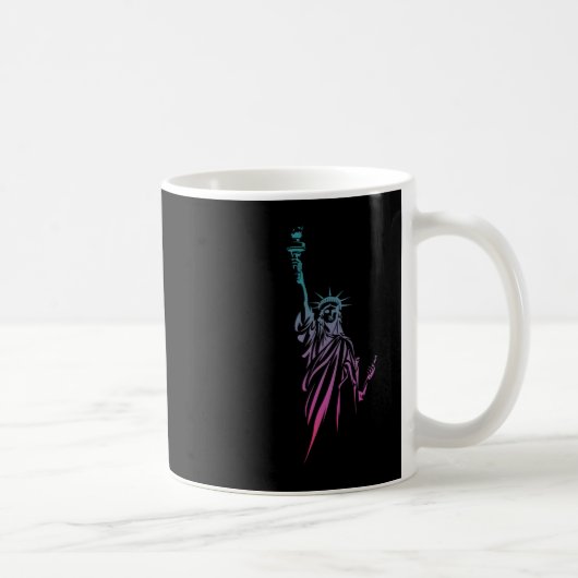 4. Juli Freiheitsstatue Kaffeetasse (Rechts)